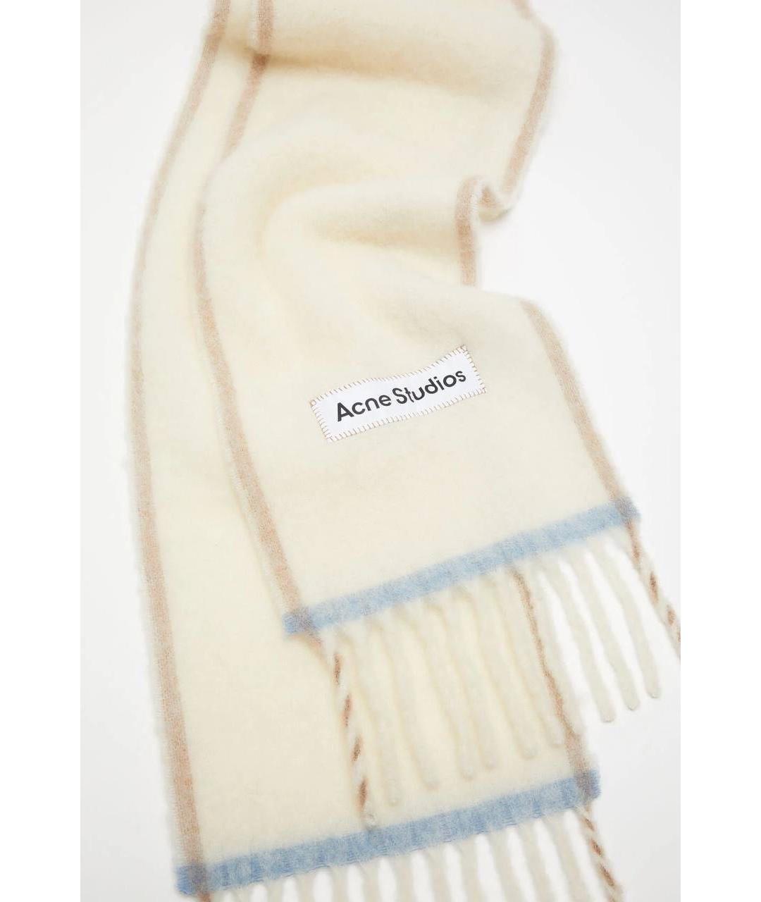 ACNE STUDIOS Мульти шерстяной шарф, фото 4