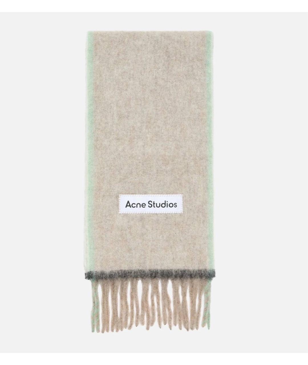 ACNE STUDIOS Мульти шерстяной шарф, фото 6