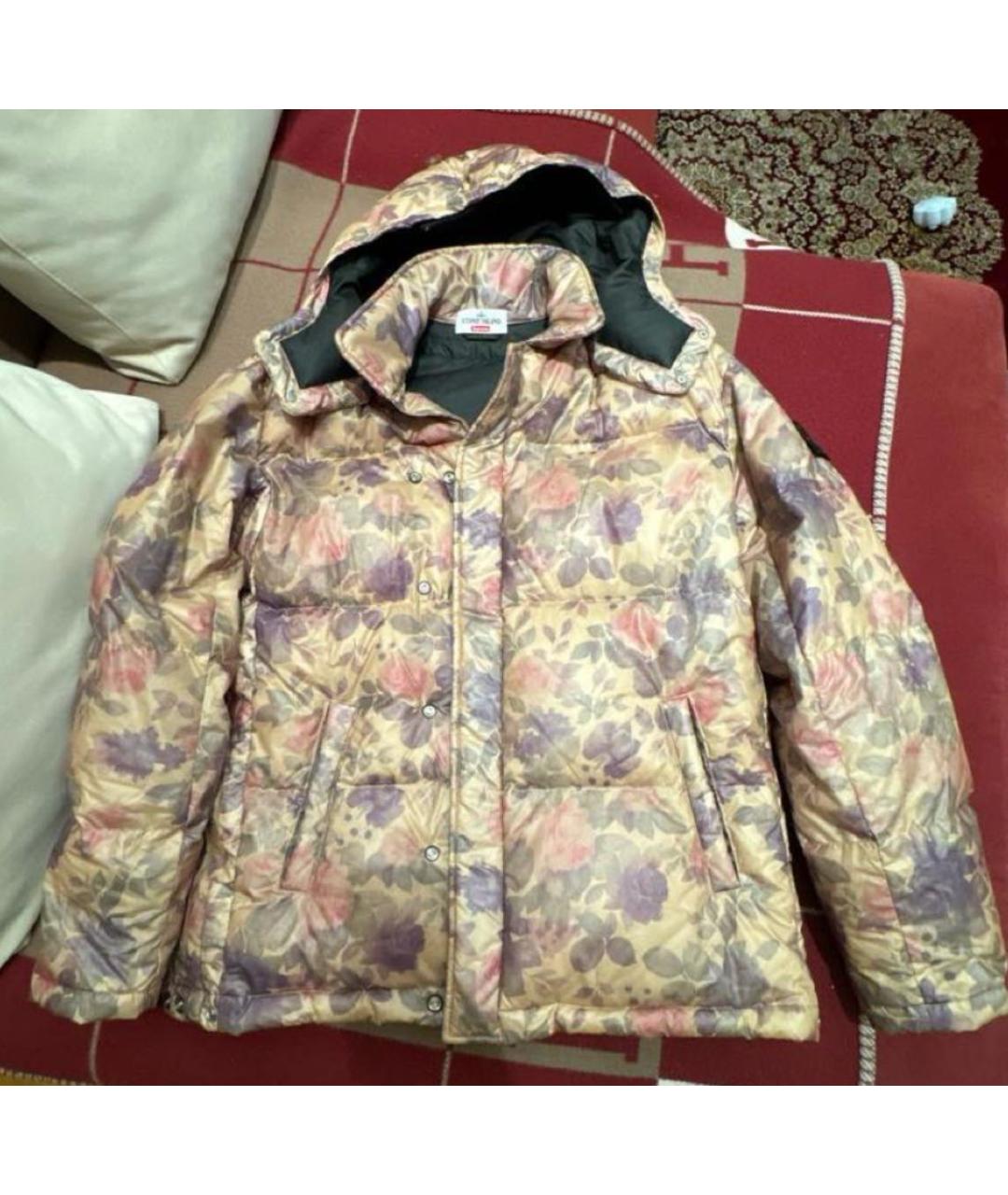 STONE ISLAND Мульти полиамидовый пуховик, фото 7