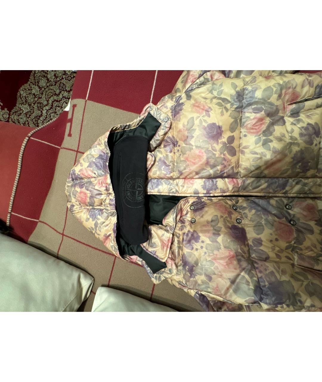 STONE ISLAND Мульти полиамидовый пуховик, фото 4