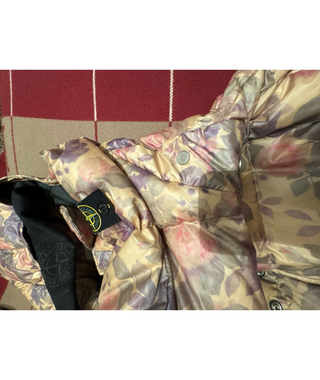 STONE ISLAND Мульти полиамидовый пуховик, фото 5