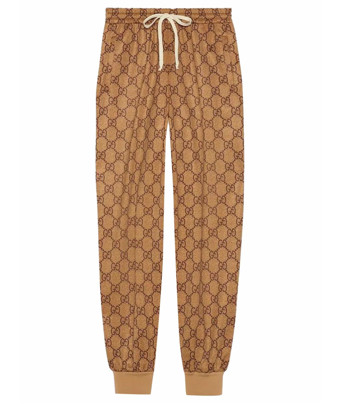 GUCCI Золотые спортивные брюки и шорты, фото 1