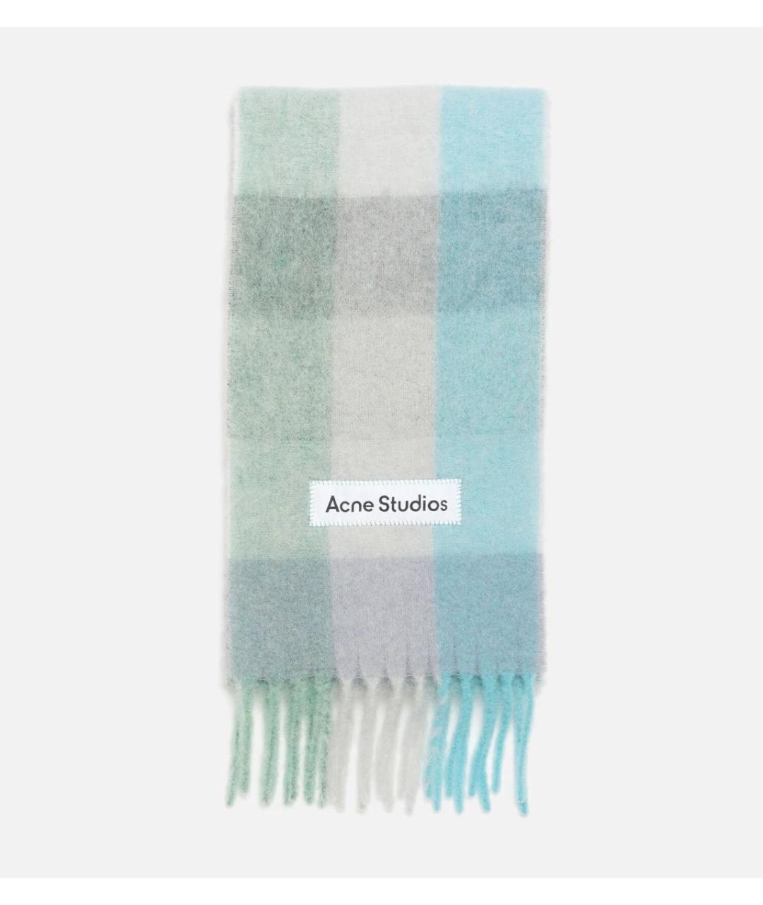 ACNE STUDIOS Мульти шерстяной шарф, фото 6