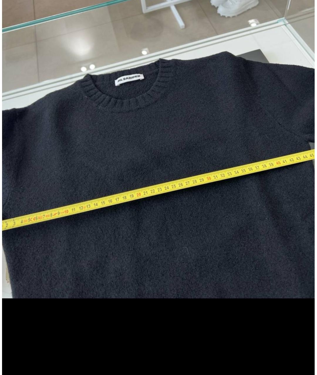 JIL SANDER Черное шерстяное платье, фото 6