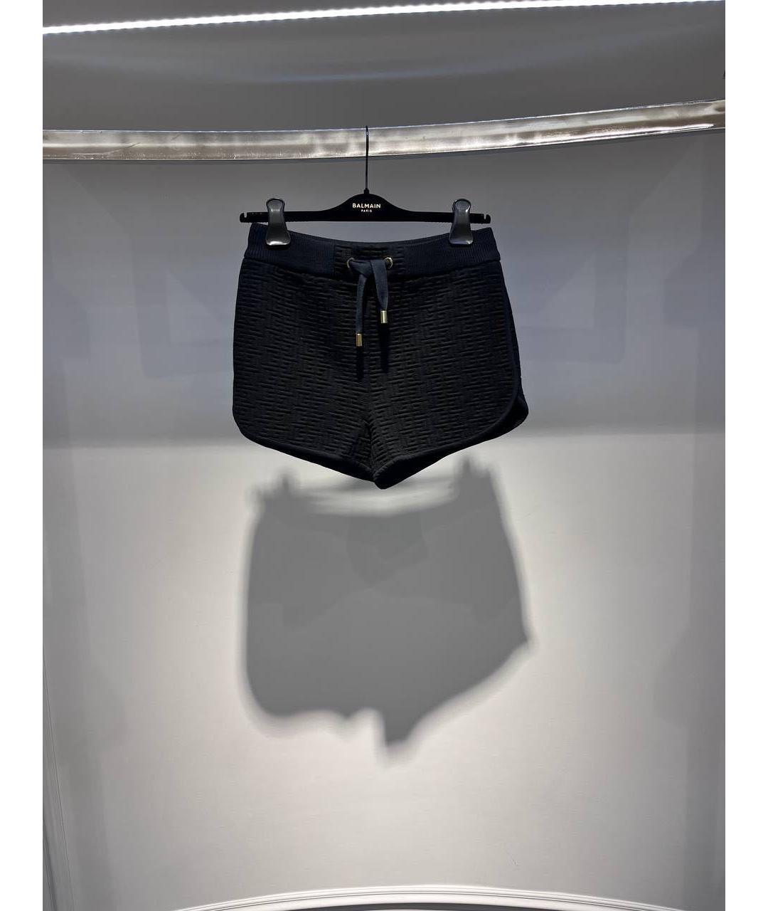 BALMAIN Черные шорты, фото 3