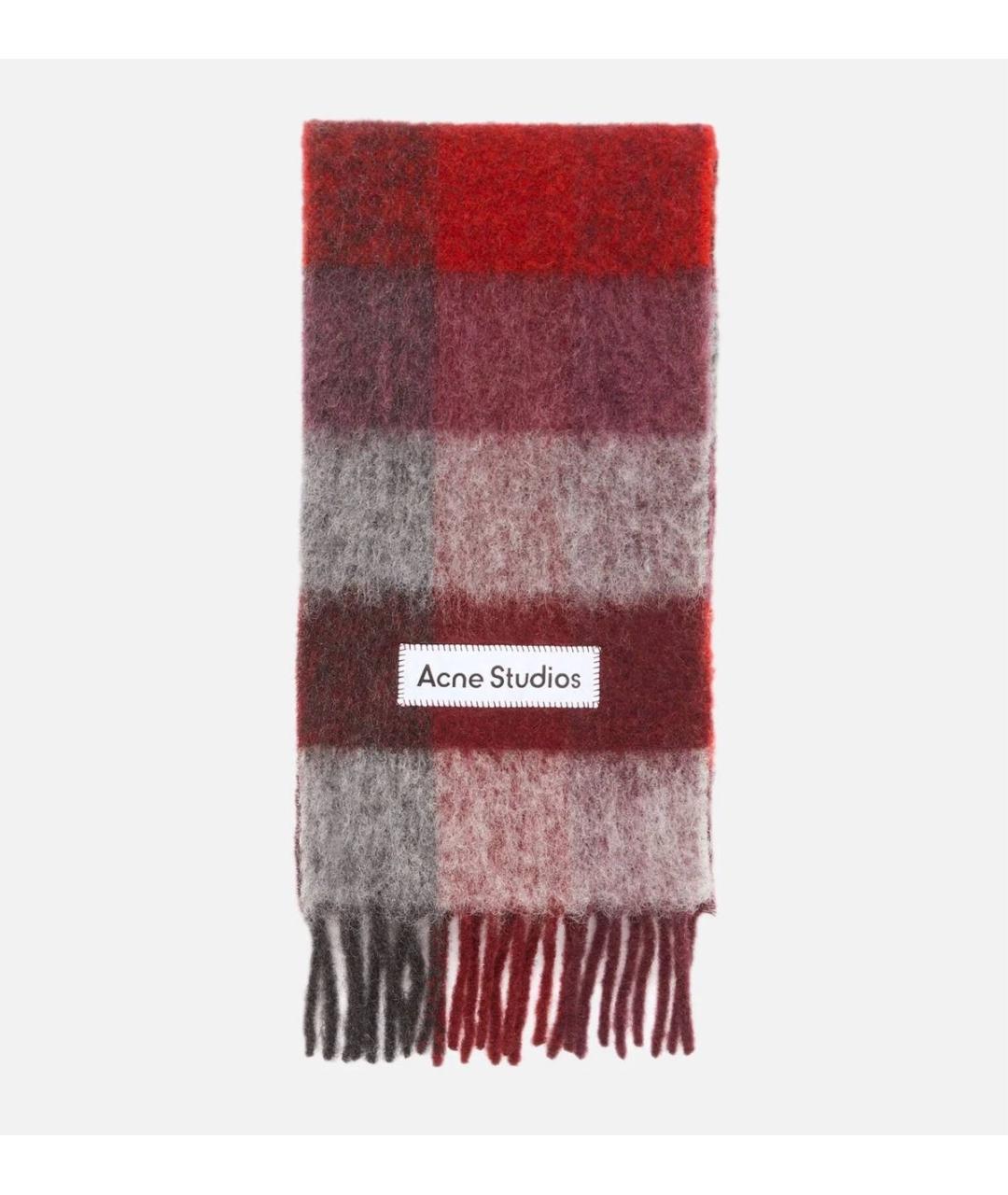 ACNE STUDIOS Мульти шерстяной шарф, фото 4