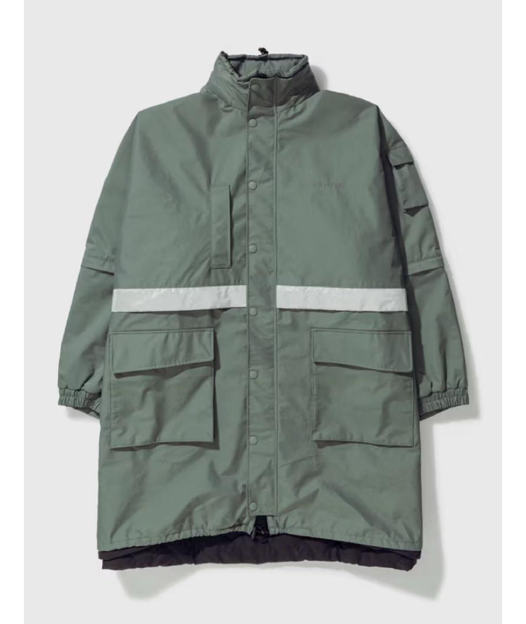 BALENCIAGA Серая полиуретановая парка, фото 7
