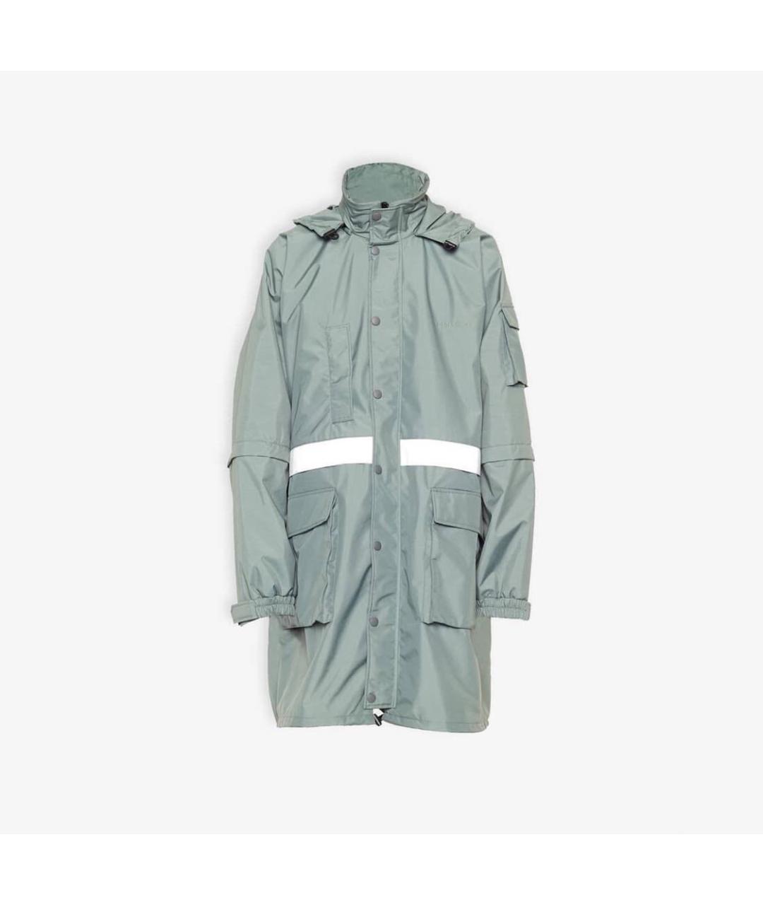 BALENCIAGA Серая полиуретановая парка, фото 9