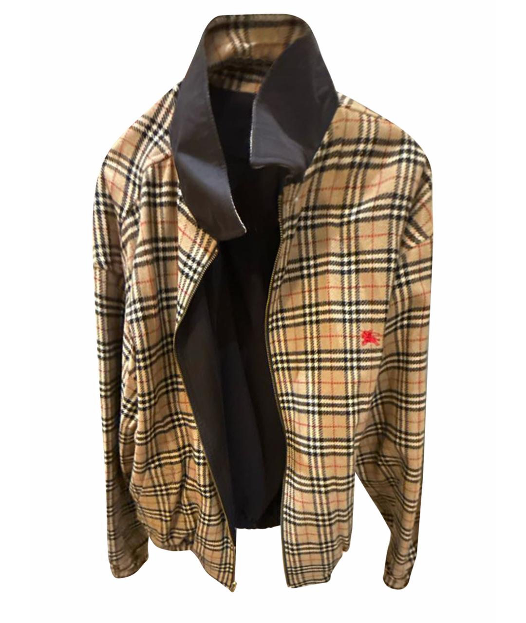 BURBERRY Коричневая твидовая парка, фото 1