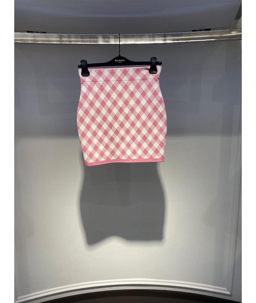 BALMAIN Мульти юбка мини, фото 3