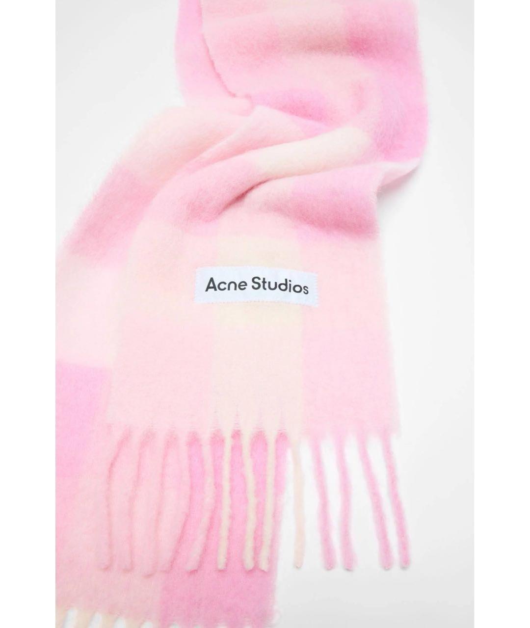 ACNE STUDIOS Мульти шерстяной шарф, фото 4