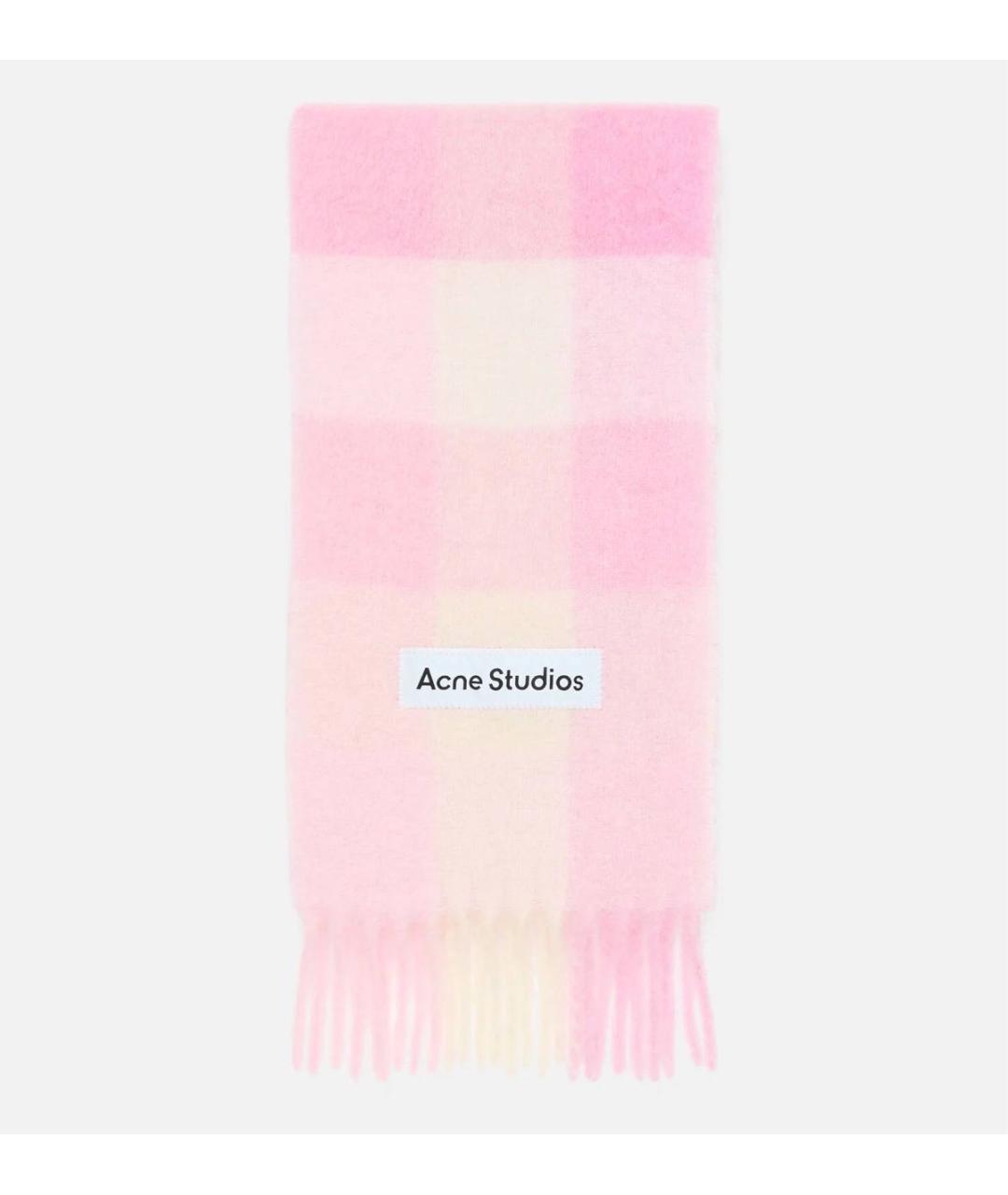 ACNE STUDIOS Мульти шерстяной шарф, фото 6