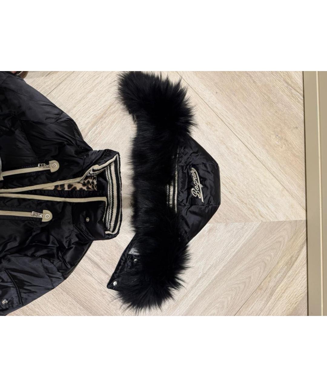 BOGNER Черный полиамидовый пуховик, фото 4