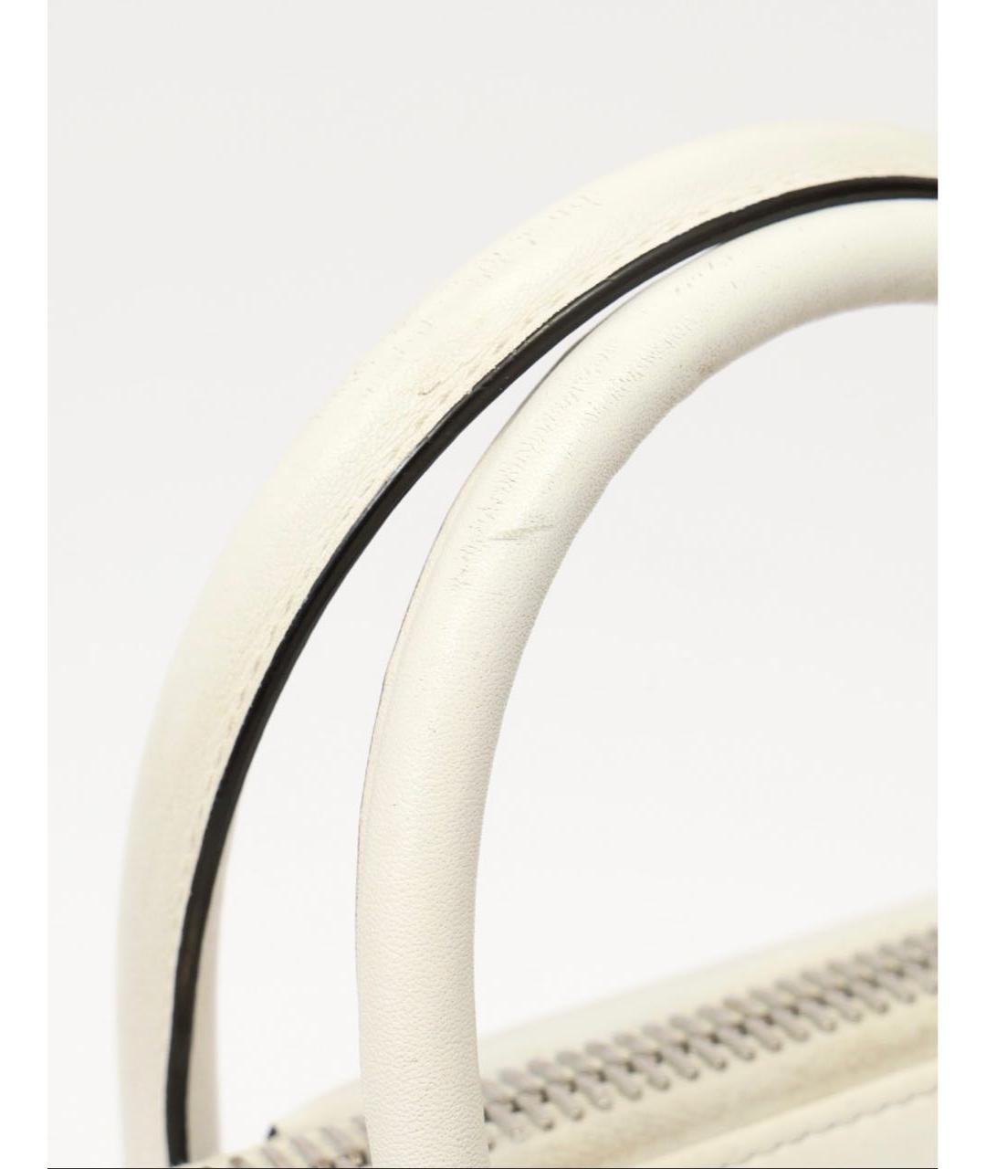 GIVENCHY Белая кожаная сумка с короткими ручками, фото 6