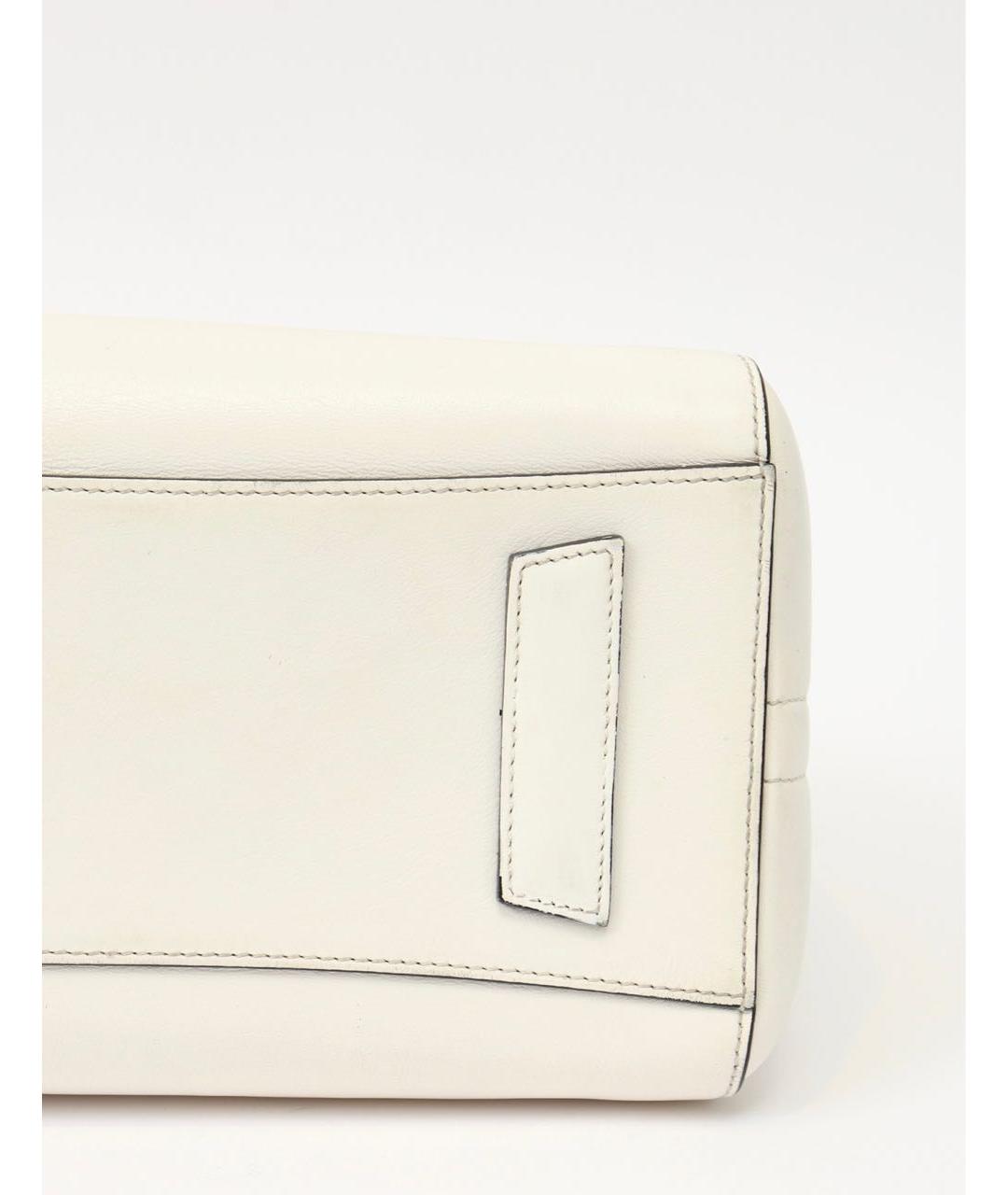 GIVENCHY Белая кожаная сумка с короткими ручками, фото 3