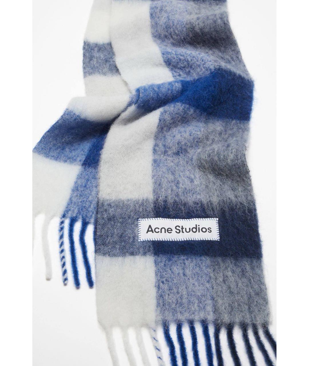 ACNE STUDIOS Мульти шерстяной шарф, фото 3