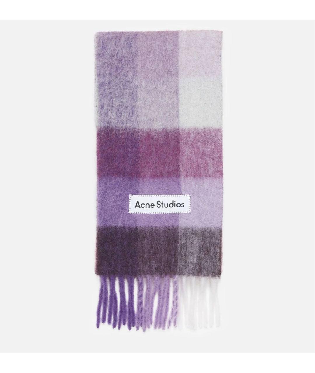 ACNE STUDIOS Мульти шерстяной шарф, фото 6