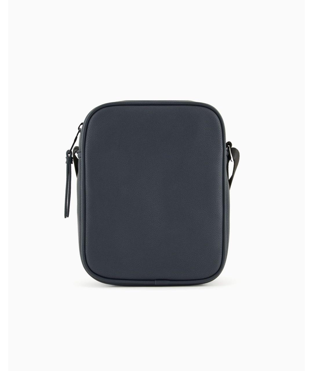 ARMANI EXCHANGE Темно-синяя сумка на плечо из искусственной кожи, фото 3