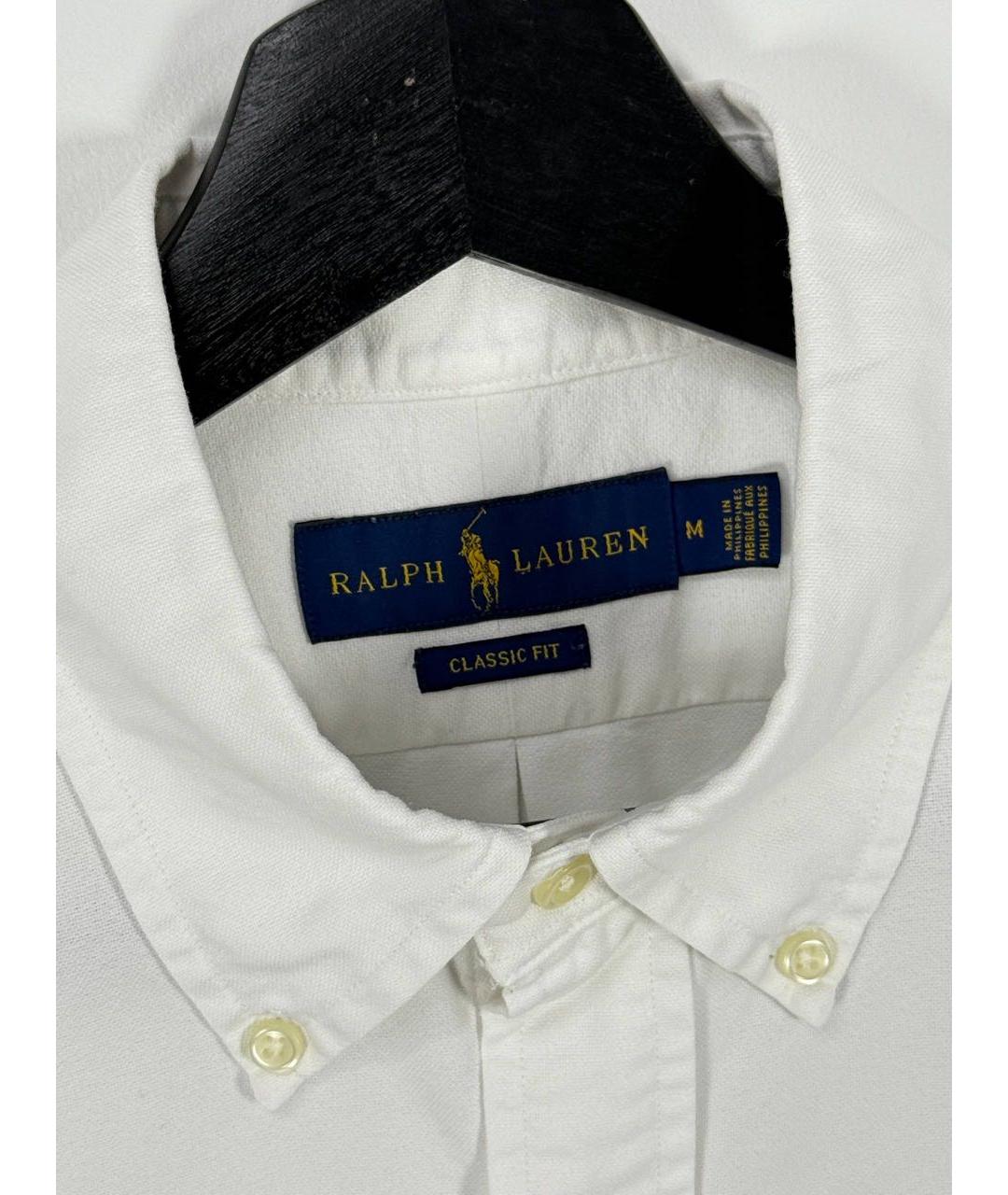 POLO RALPH LAUREN Белая хлопковая кэжуал рубашка, фото 2