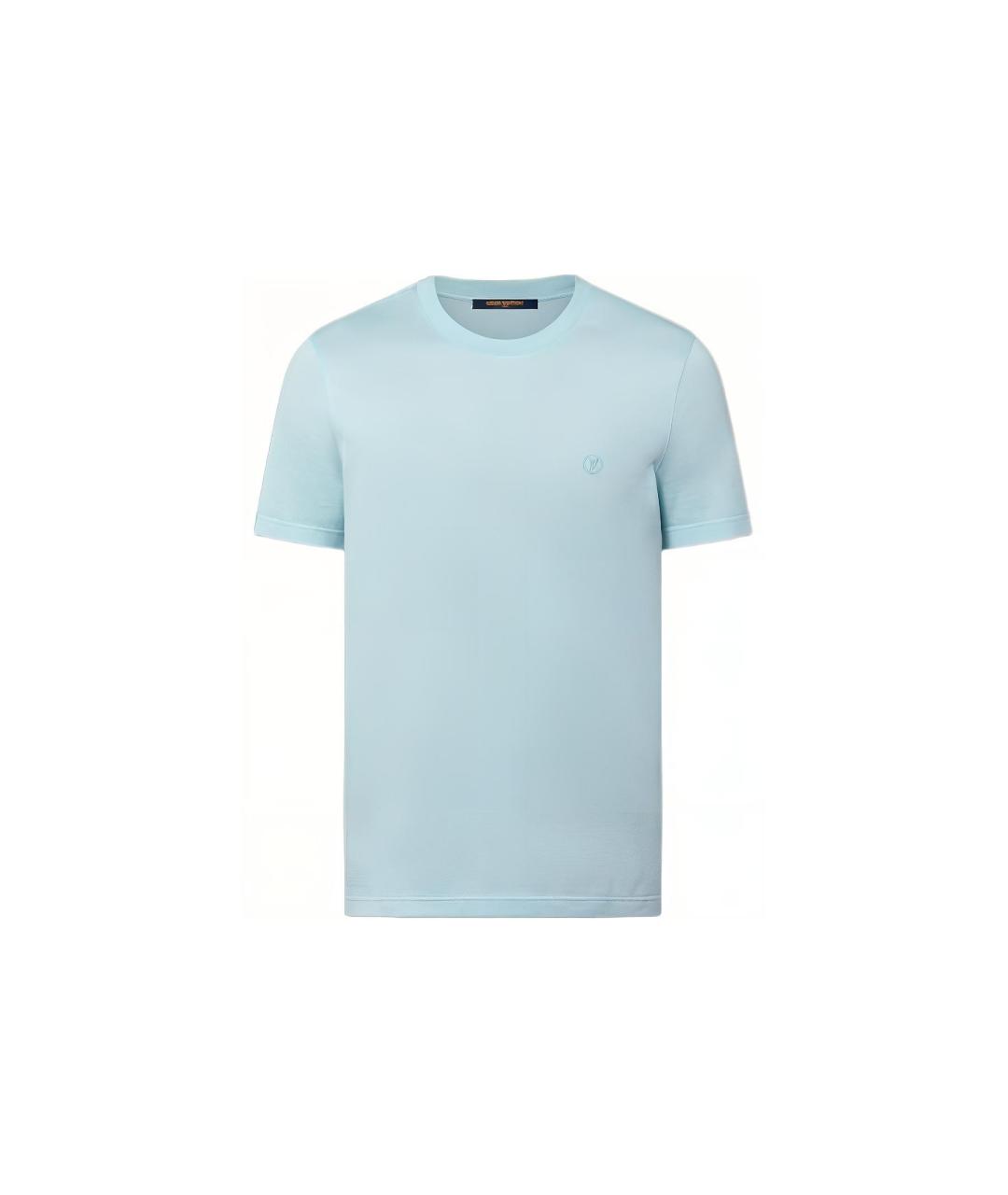 LOUIS VUITTON Голубая футболка, фото 1