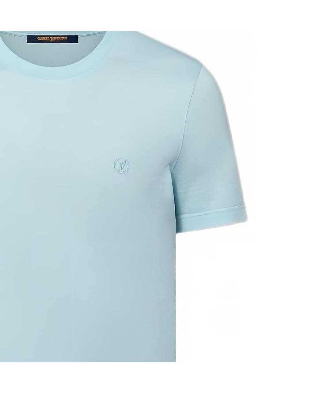 LOUIS VUITTON Голубая футболка, фото 6