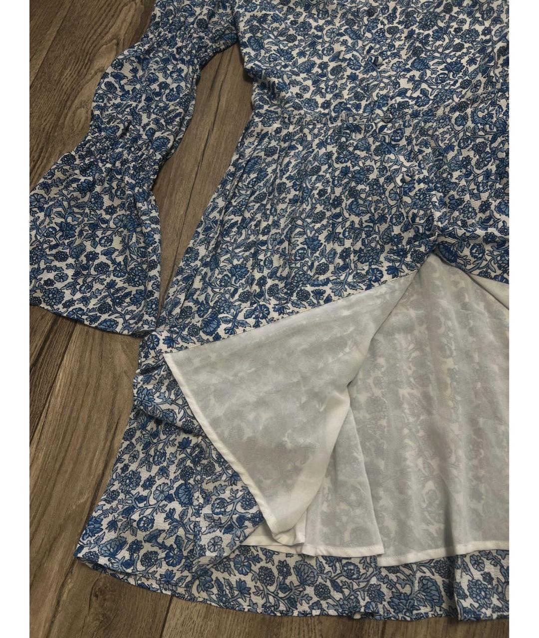 MICHAEL KORS Голубое полиэстеровое повседневное платье, фото 5