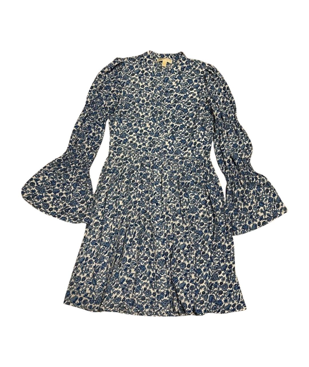 MICHAEL KORS Голубое полиэстеровое повседневное платье, фото 1