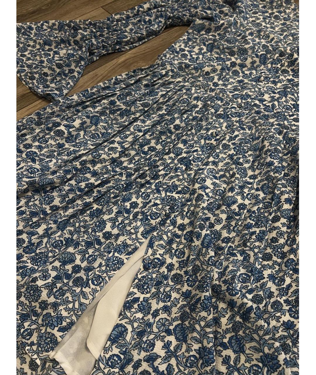 MICHAEL KORS Голубое полиэстеровое повседневное платье, фото 7