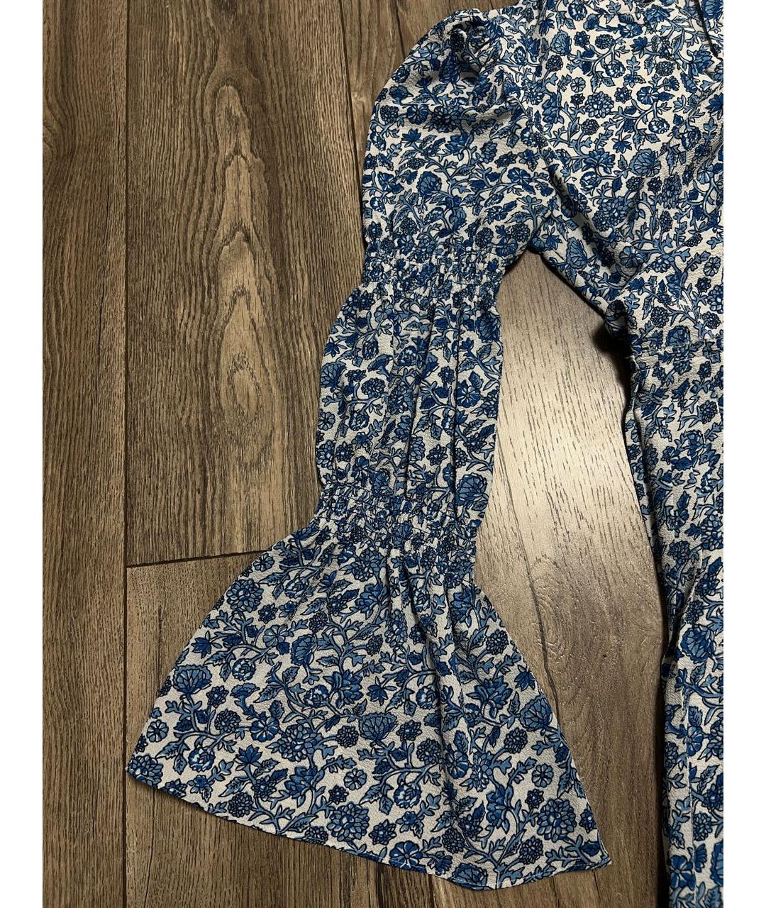 MICHAEL KORS Голубое полиэстеровое повседневное платье, фото 4