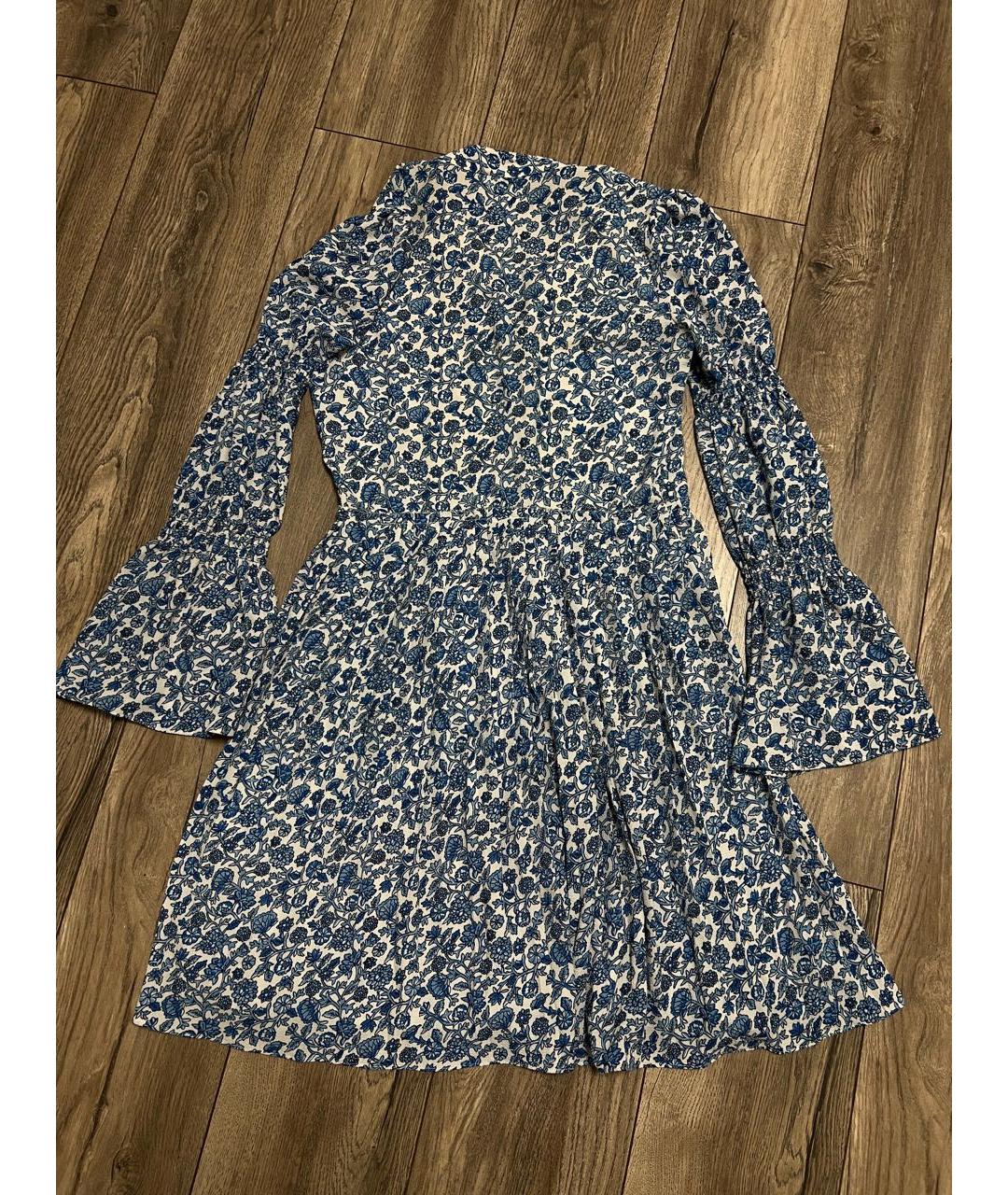 MICHAEL KORS Голубое полиэстеровое повседневное платье, фото 2