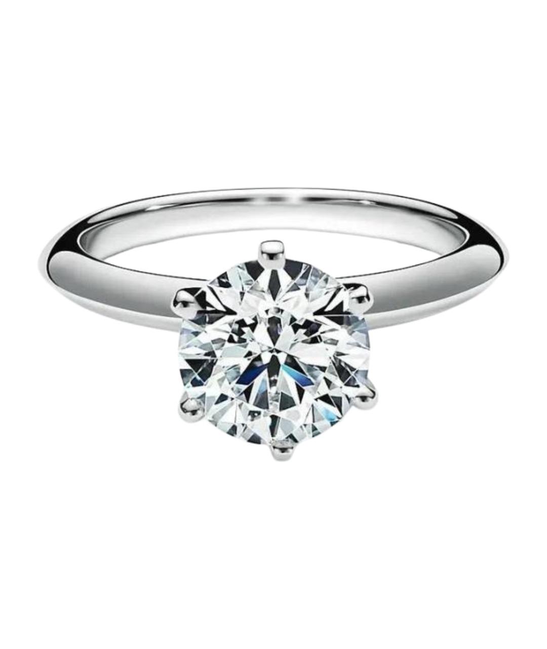 TIFFANY&CO Серебряное платиновое кольцо, фото 1