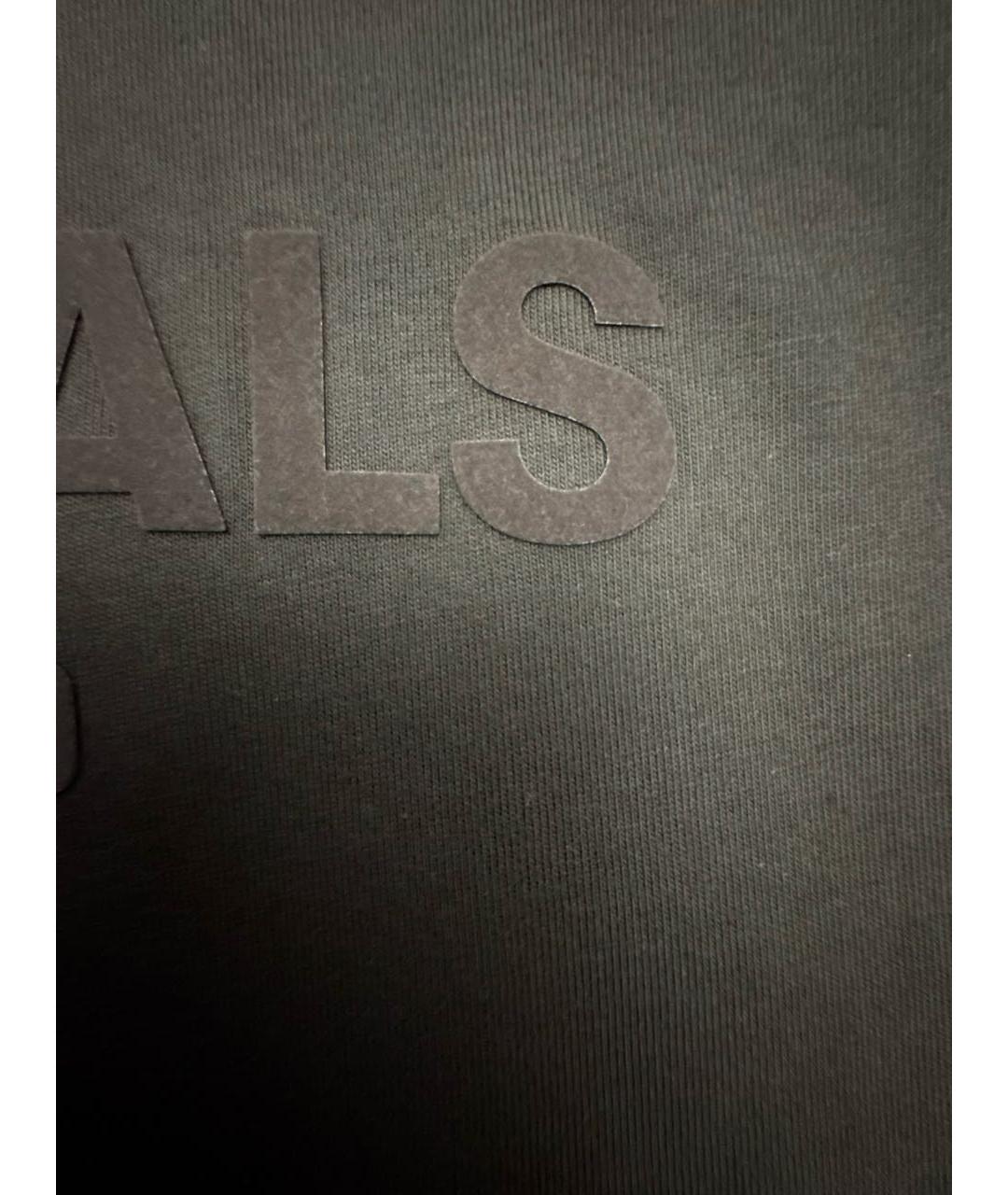 FEAR OF GOD ESSENTIALS Антрацитовое хлопковое повседневное платье, фото 4