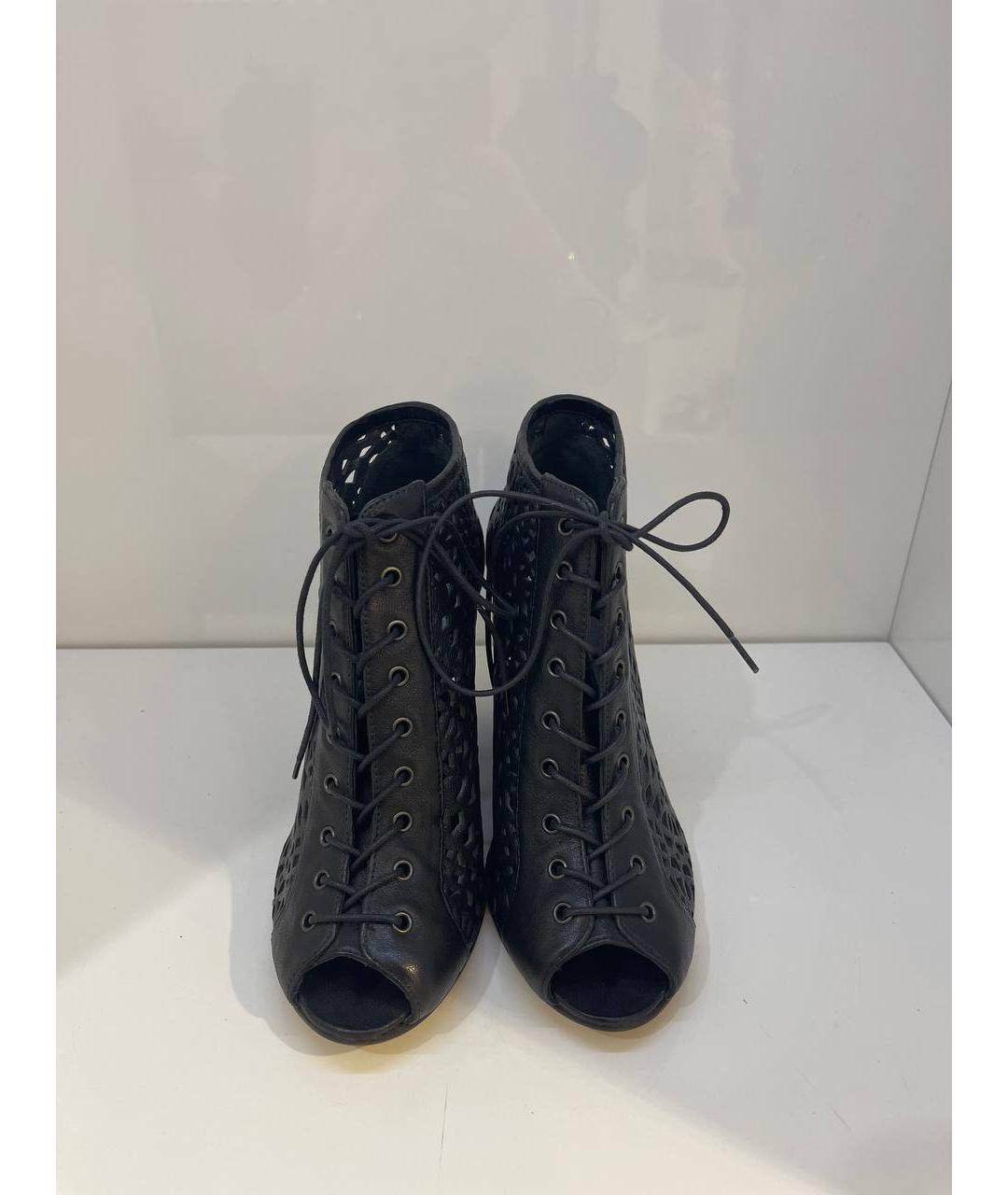 STUART WEITZMAN Черные кожаные туфли, фото 3