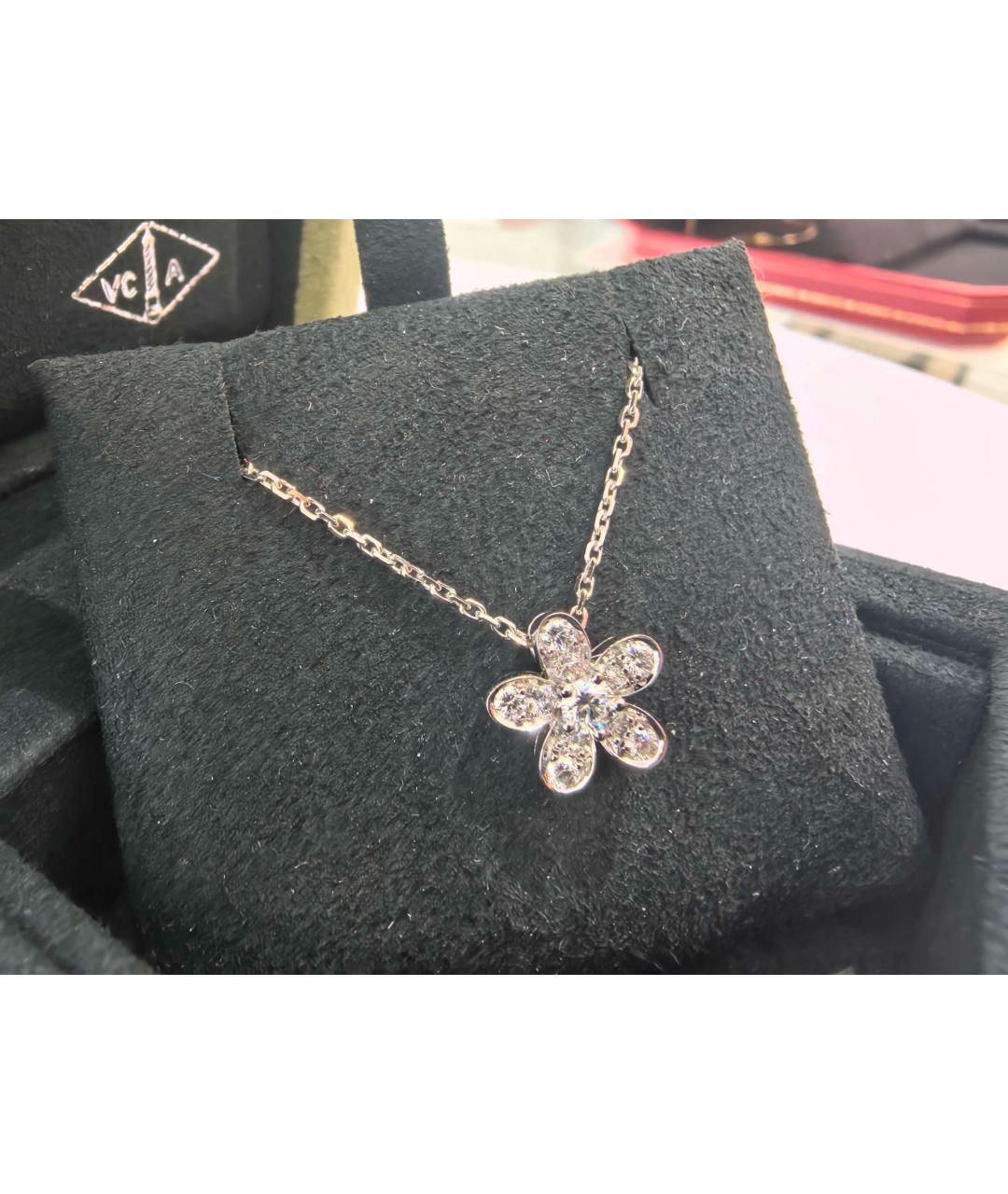 VAN CLEEF & ARPELS Серебряное колье из белого золота, фото 4