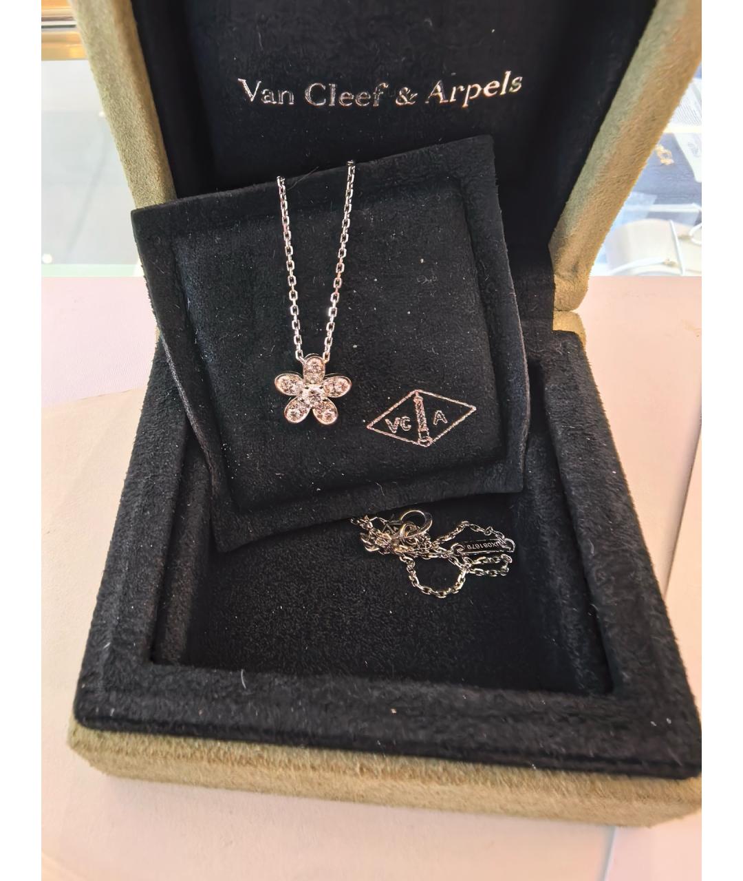 VAN CLEEF & ARPELS Серебряное колье из белого золота, фото 2