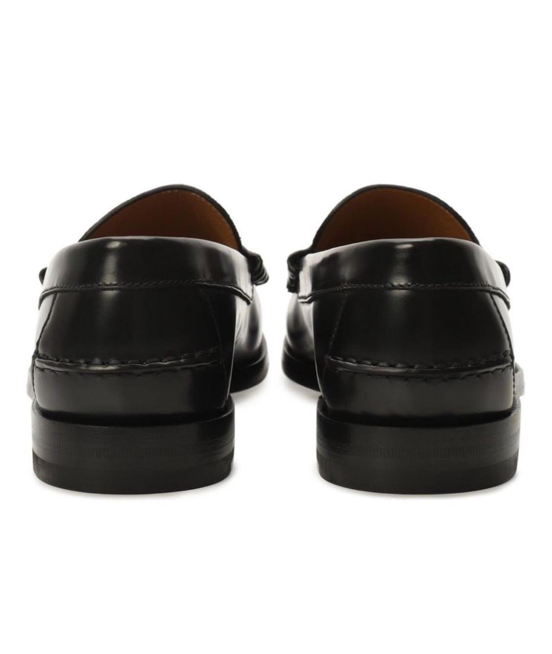 GUCCI Черные кожаные лоферы, фото 3