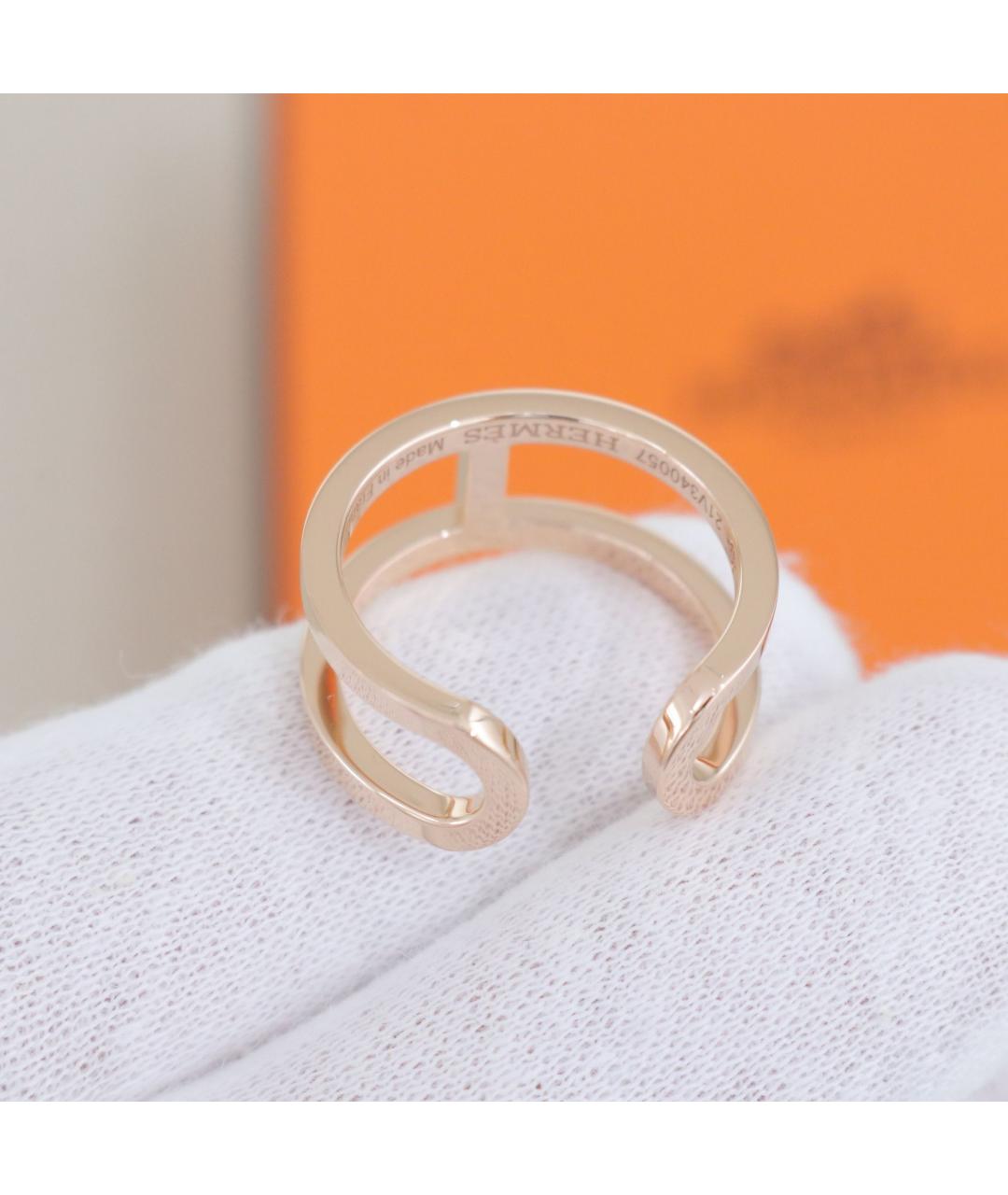 HERMES Золотое кольцо из розового золота, фото 5