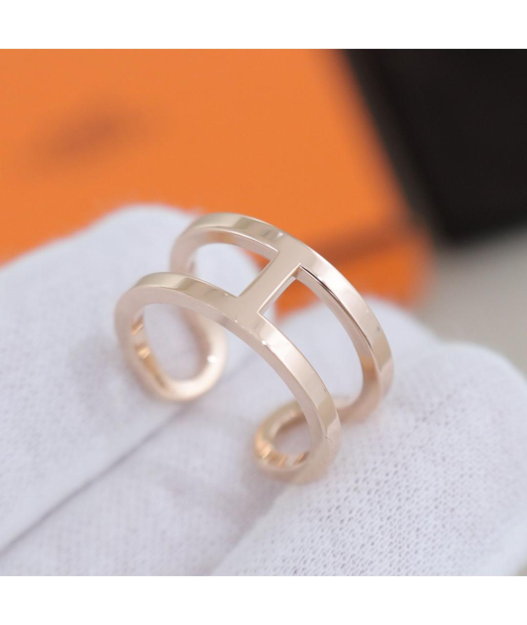 HERMES Золотое кольцо из розового золота, фото 4