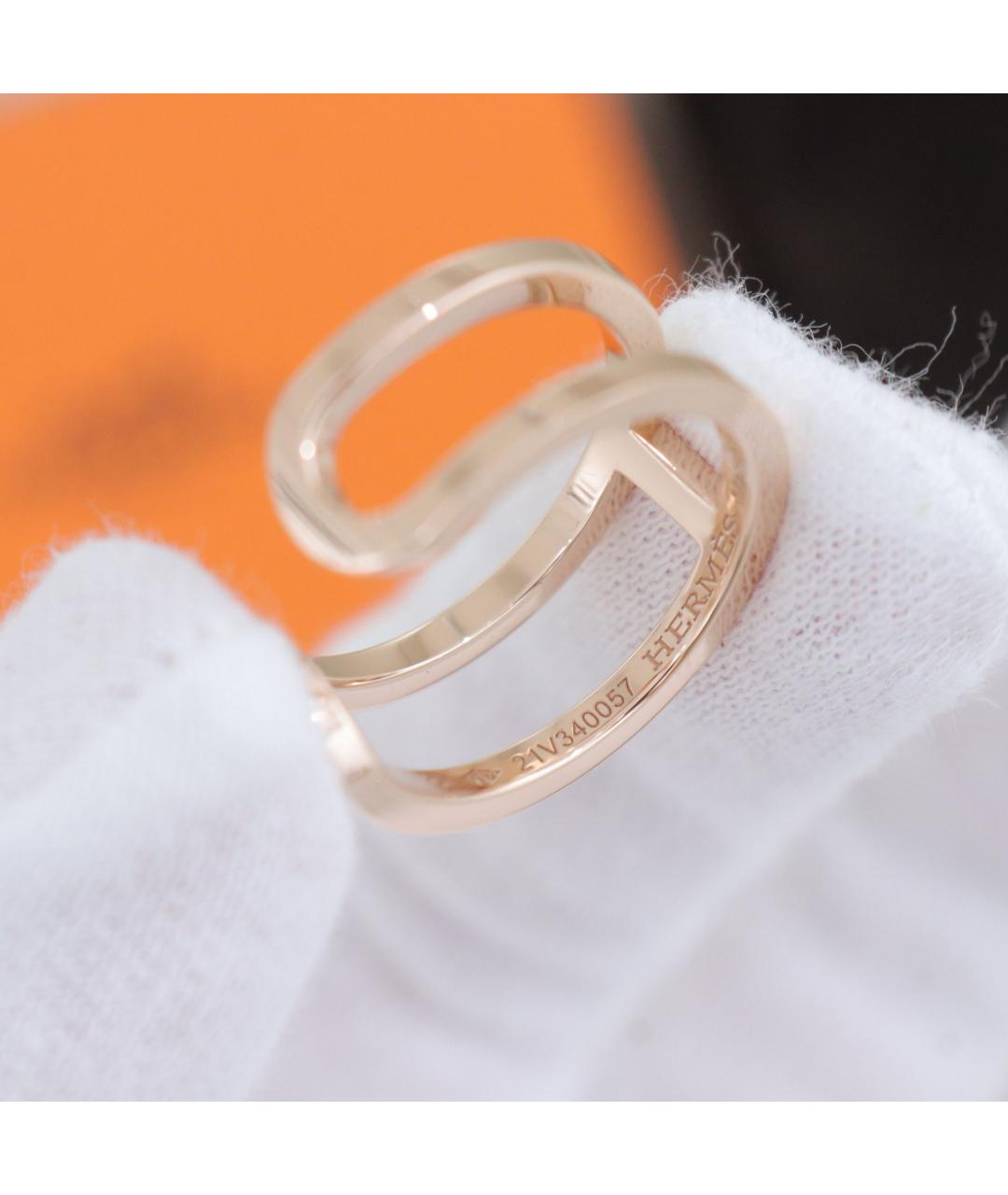 HERMES Золотое кольцо из розового золота, фото 8
