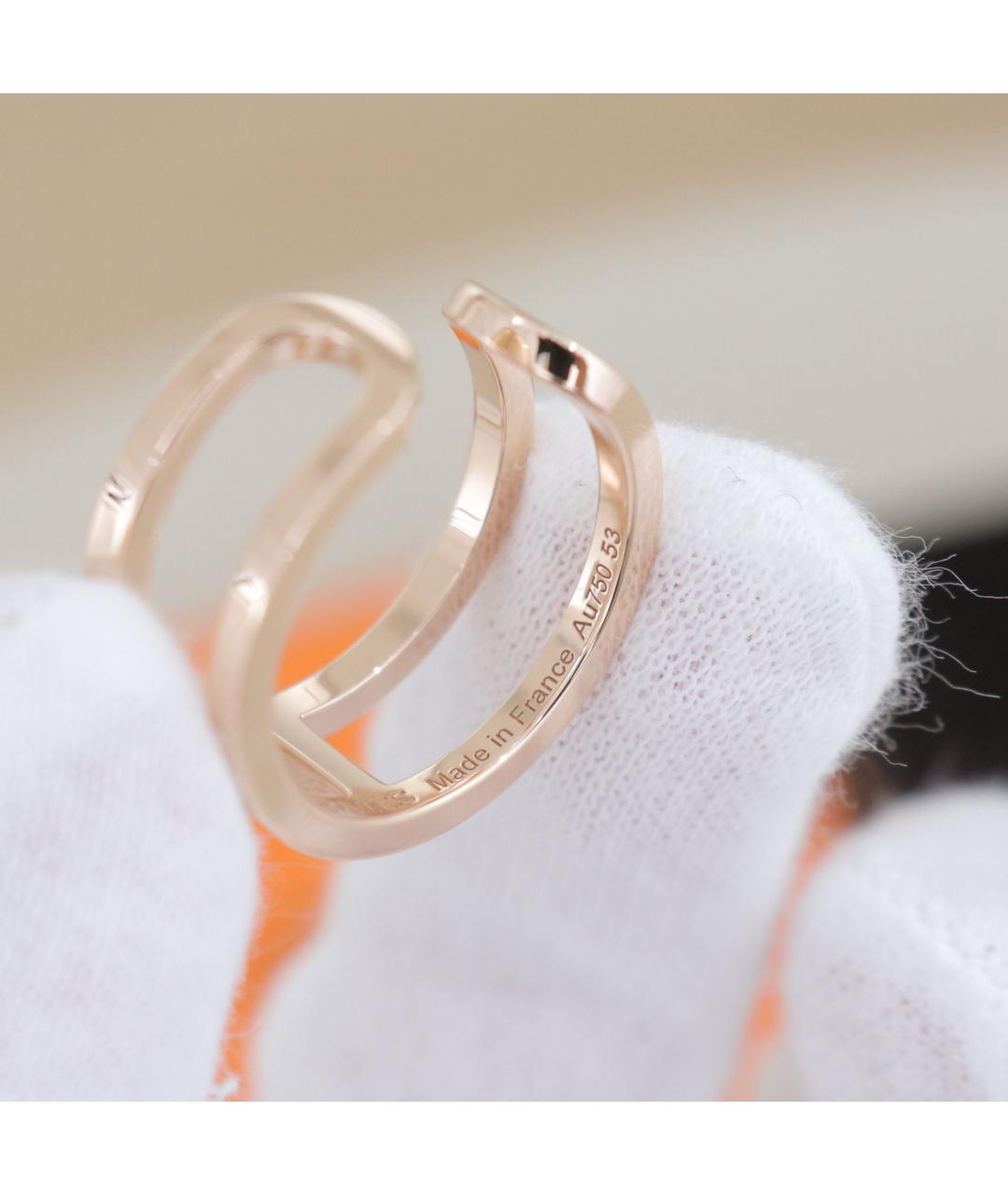 HERMES Золотое кольцо из розового золота, фото 9