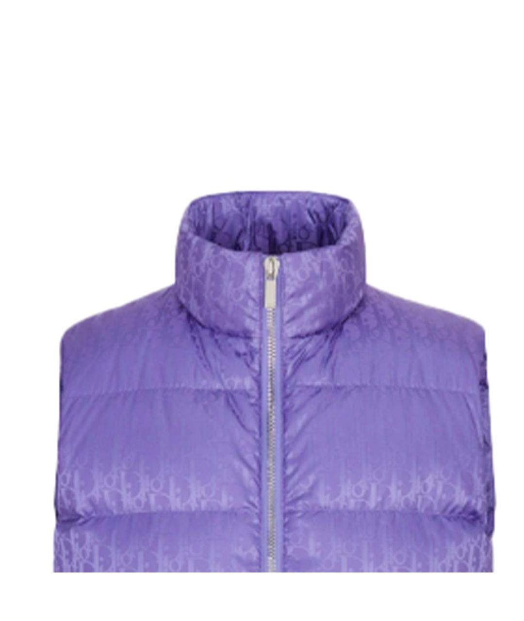 CHRISTIAN DIOR Фиолетовый жилет, фото 6