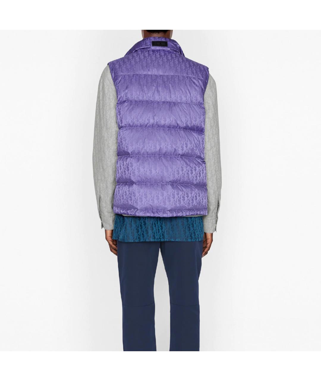 CHRISTIAN DIOR Фиолетовый жилет, фото 4