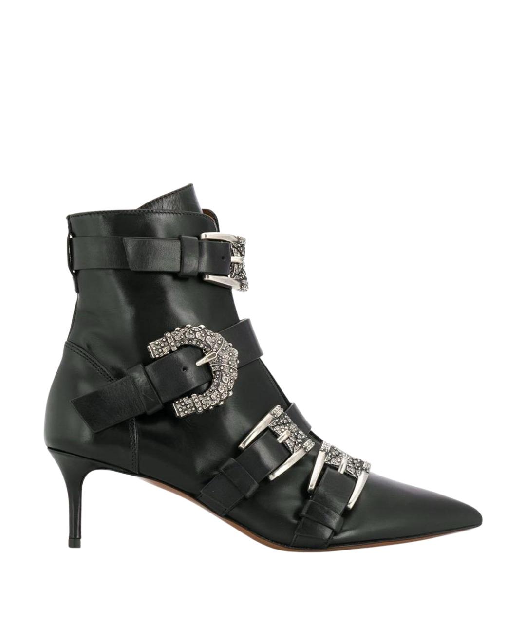 ETRO Черные кожаные ботильоны, фото 1