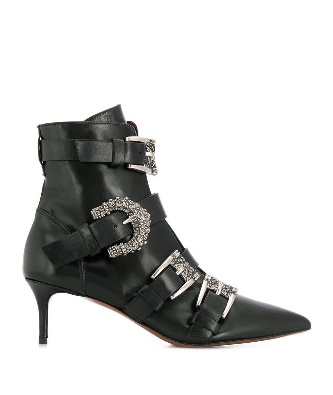 ETRO Черные кожаные ботильоны, фото 7