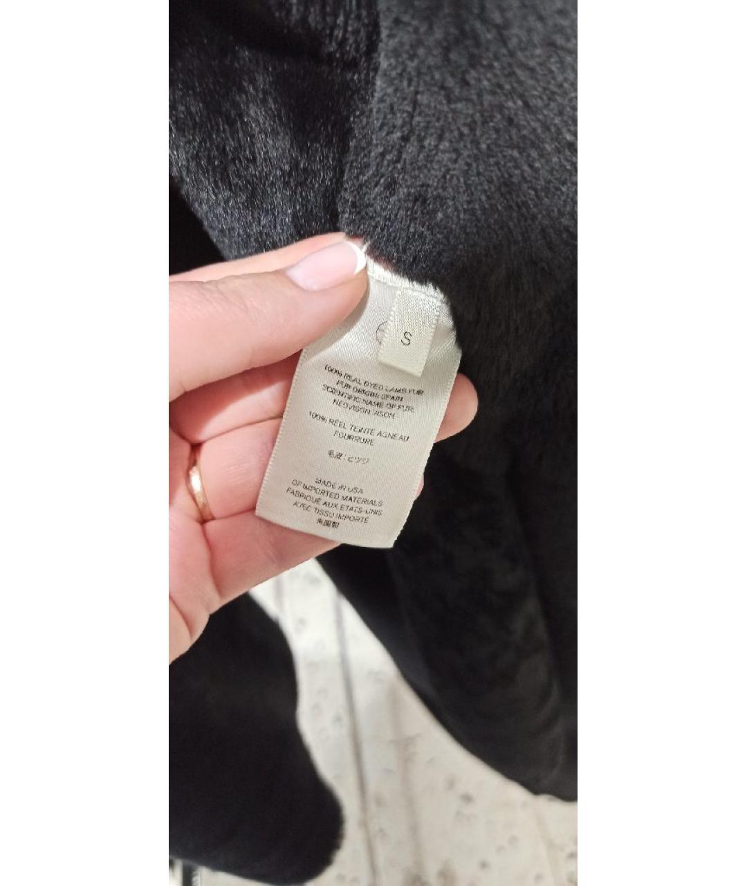 THE ROW Черная меховая дубленка, фото 8