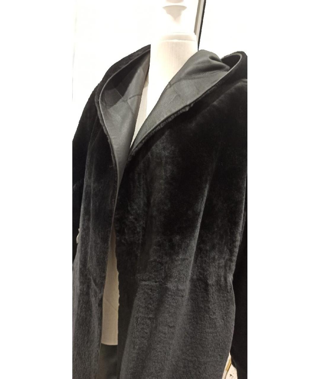 THE ROW Черная меховая дубленка, фото 7