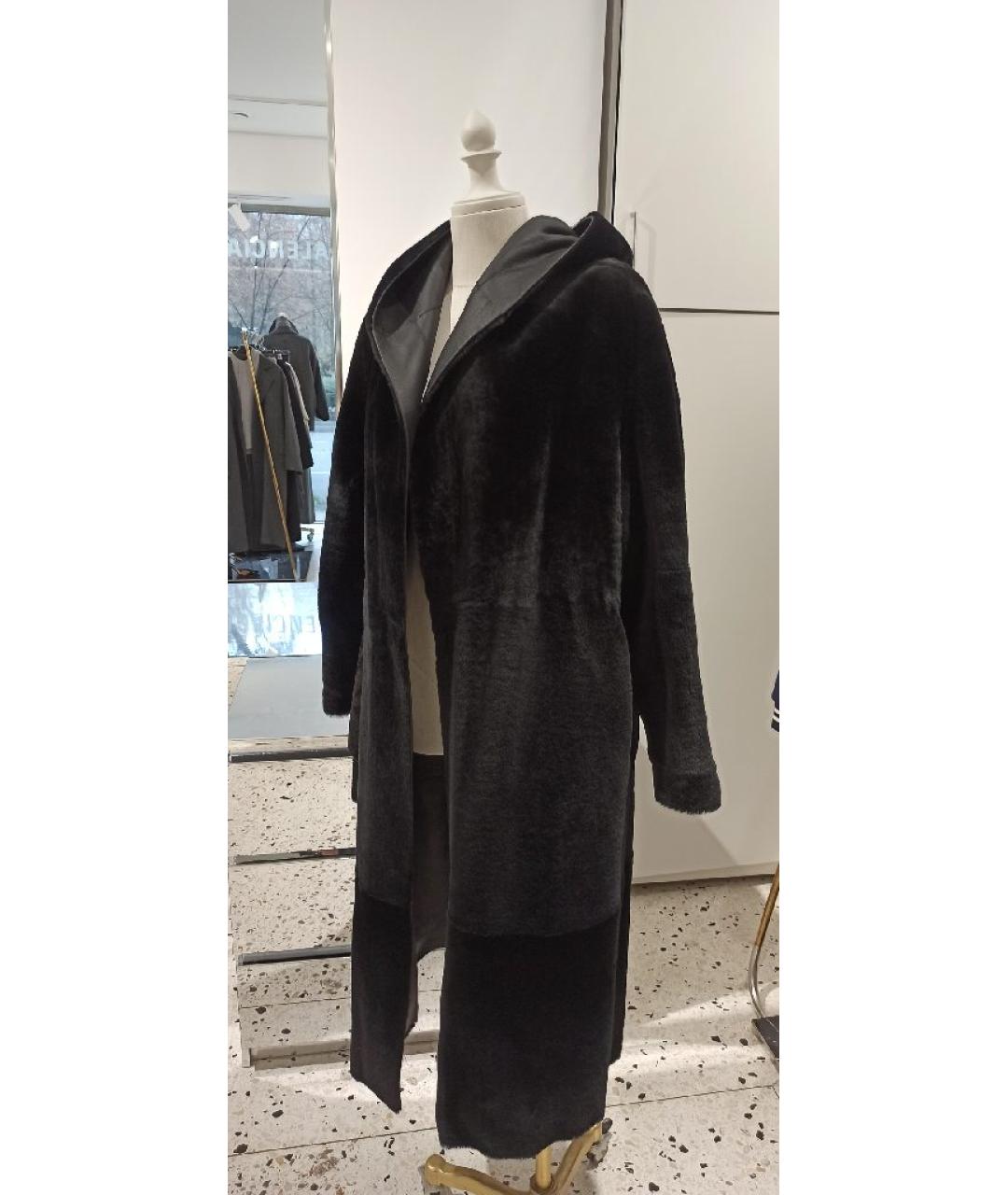 THE ROW Черная меховая дубленка, фото 6