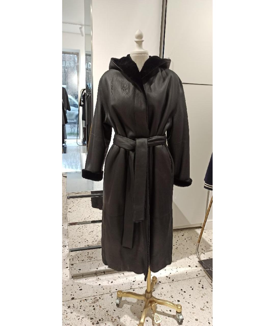 THE ROW Черная меховая дубленка, фото 9