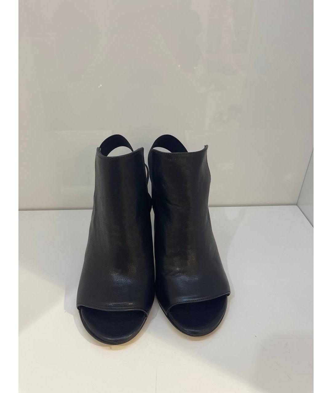 STUART WEITZMAN Черные кожаные туфли, фото 3