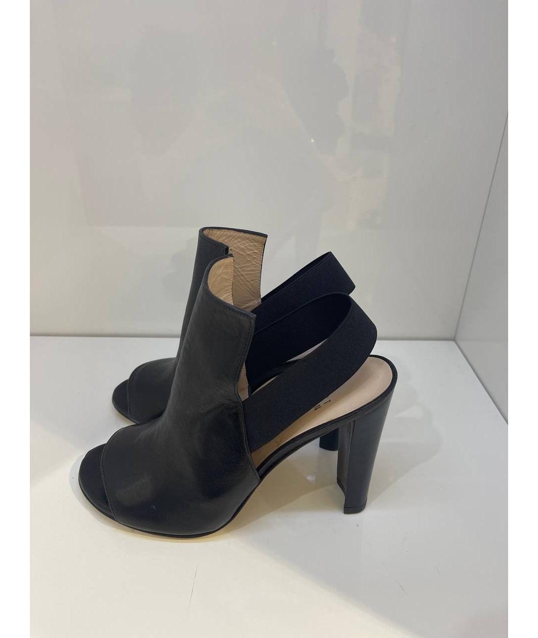 STUART WEITZMAN Черные кожаные туфли, фото 4